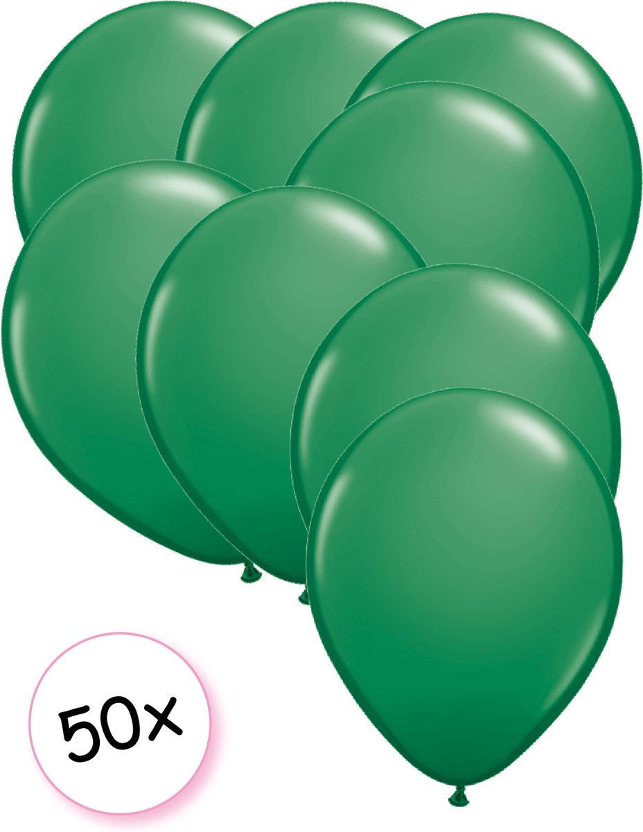 Ballonnen Groen 50 stuks 27 cm